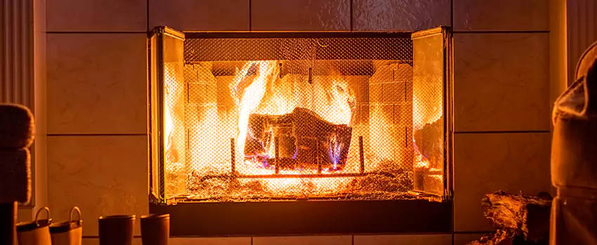 Mendota Hearth Landscape Fireplace Installation in Lindenwold, New Jersey