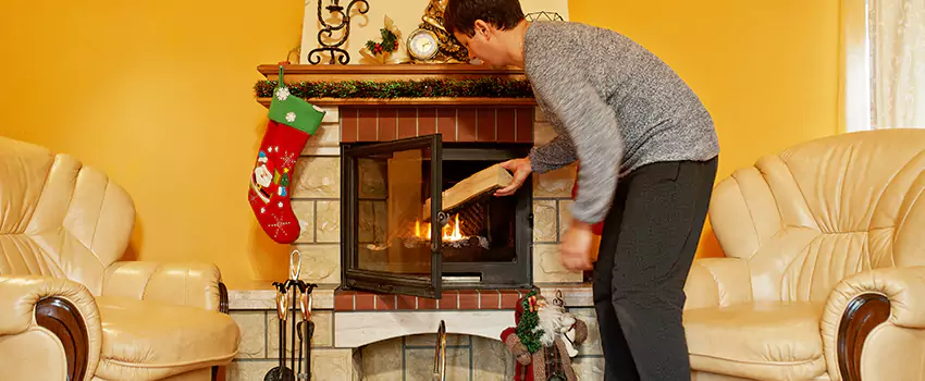 Rusted Metal Fireplace Restoration in Lindenwold, New Jersey