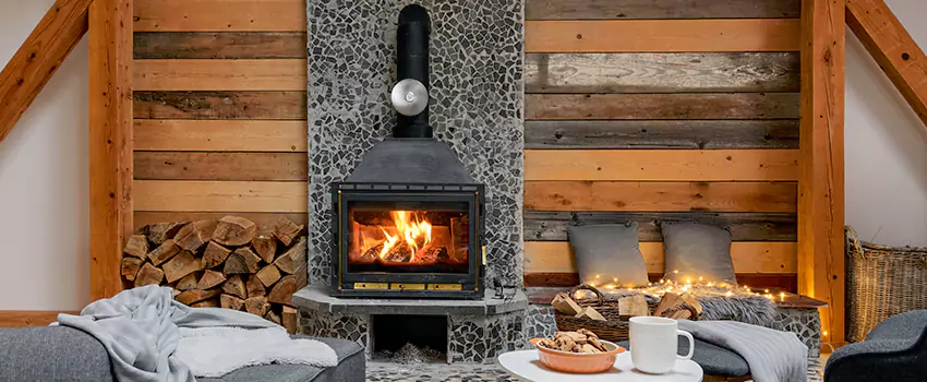 Thelin Hearth Products Direct Vent Gas Stove Fireplace Inspection in Lindenwold, New Jersey